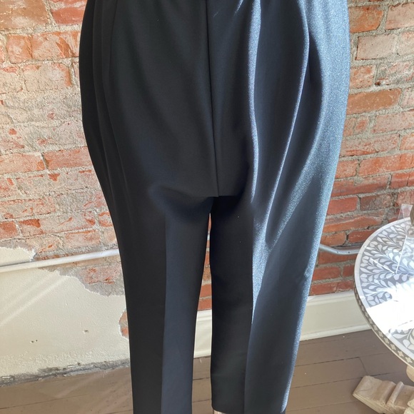 Liz Baker Black Pleated Trousers Size 14 P - Picture 6 of 9
